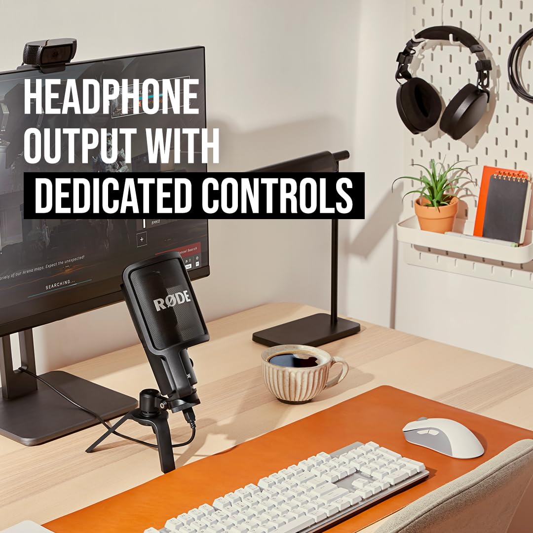 - RØDE NT-USB Versatile Studio | Quality Condenser USB Microphone with Pop Filter and Tripod -