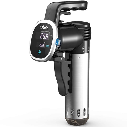 - Wancle Sous Vide Precision Cooker Immersion Circulator, Black-Classic