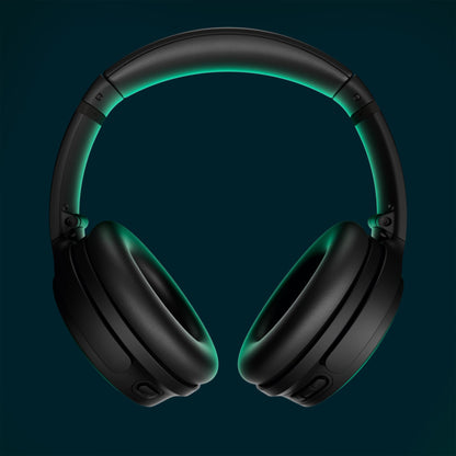 Bose QuietComfort Wireless Noise Cancelling Headphones, Bluetooth Over Ear Headphones with Up To 24 Hours of Battery Life, Black