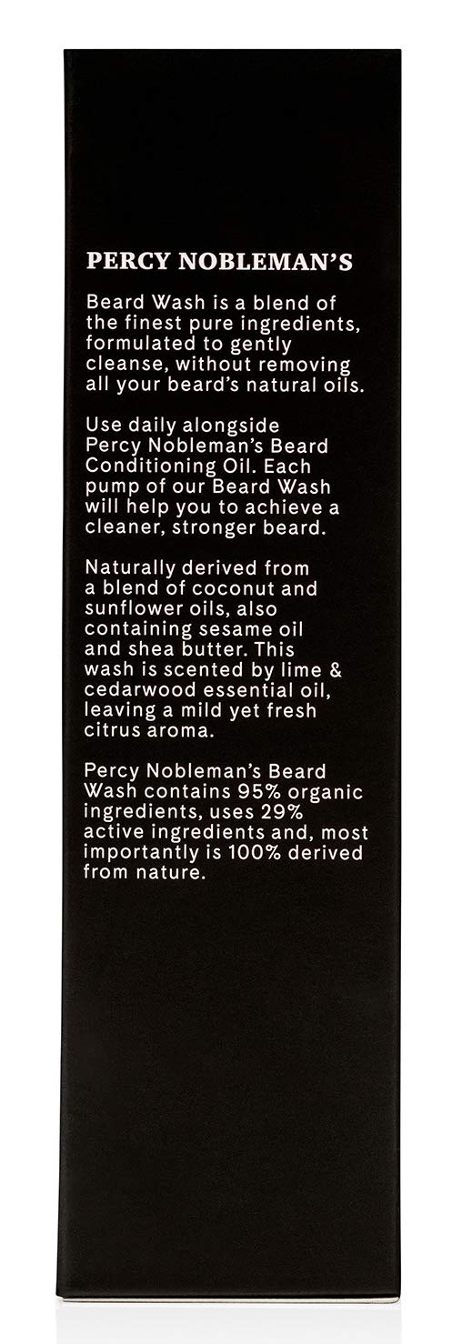 - Percy Nobleman Beard Wash | A Natural 95% Organic Soap / Shampoo & Conditioner for Men -