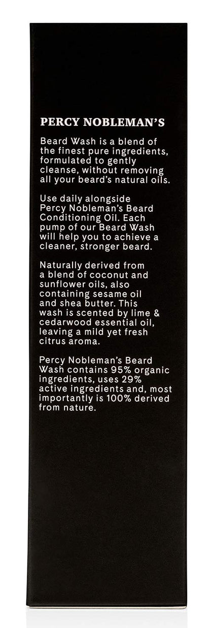 - Percy Nobleman Beard Wash | A Natural 95% Organic Soap / Shampoo & Conditioner for Men -