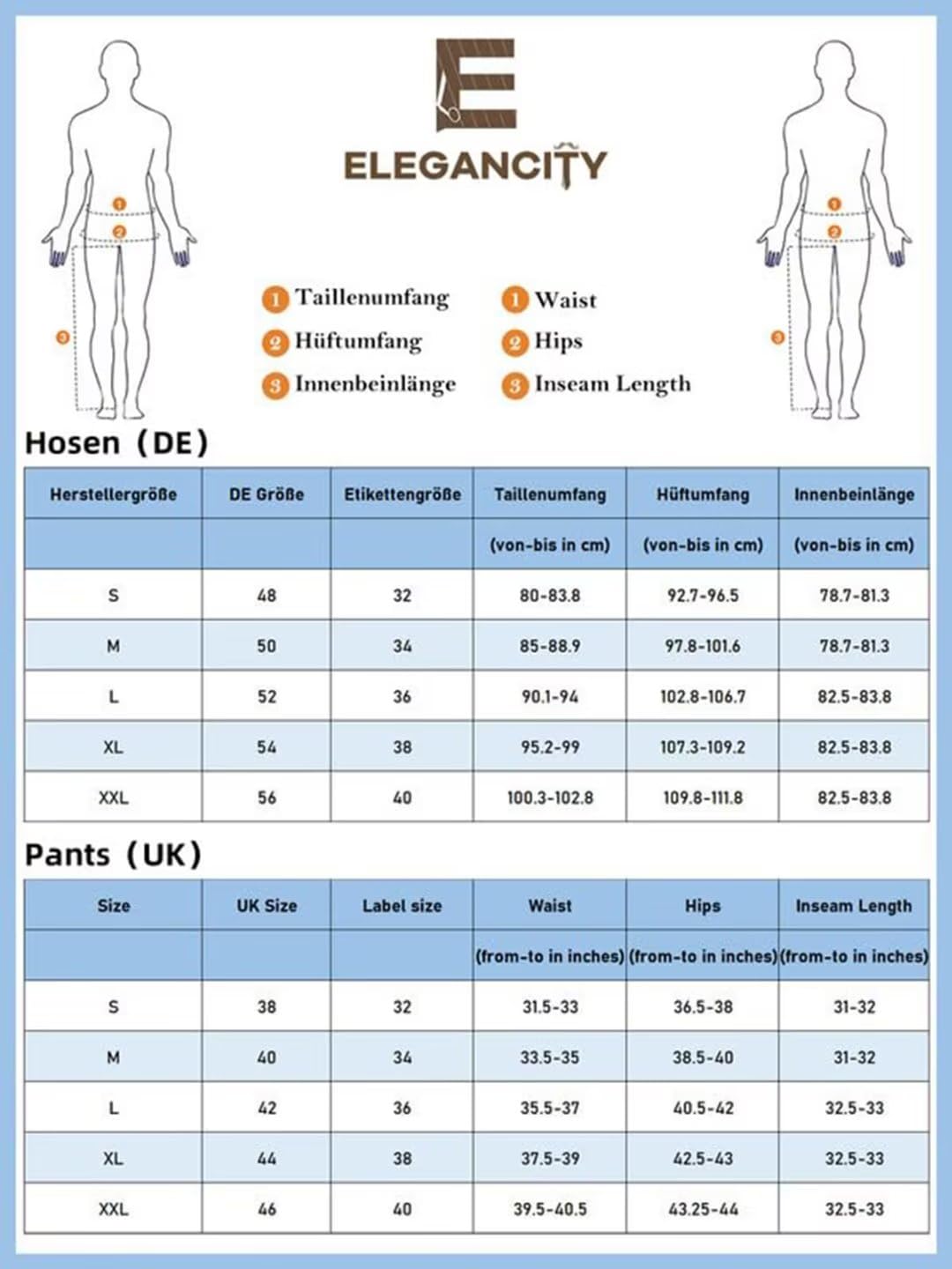 - Elegancity Mens Golf Trousers | Casual Outdoor Jogging Trousers | Slim-Fit Stretch Golf Pants -