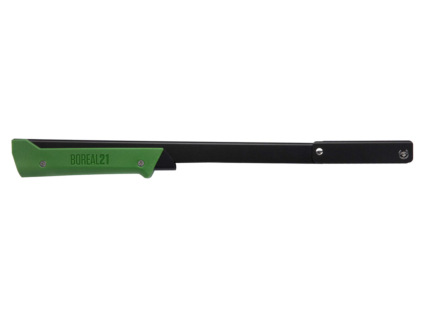 Agawa Canyon BOREAL21 Tripper KIT- 21 inch Folding Bow Saw, Rugged Cordura Sheath, Additional Aggressive Blade (Black Frame- Green Handle)
