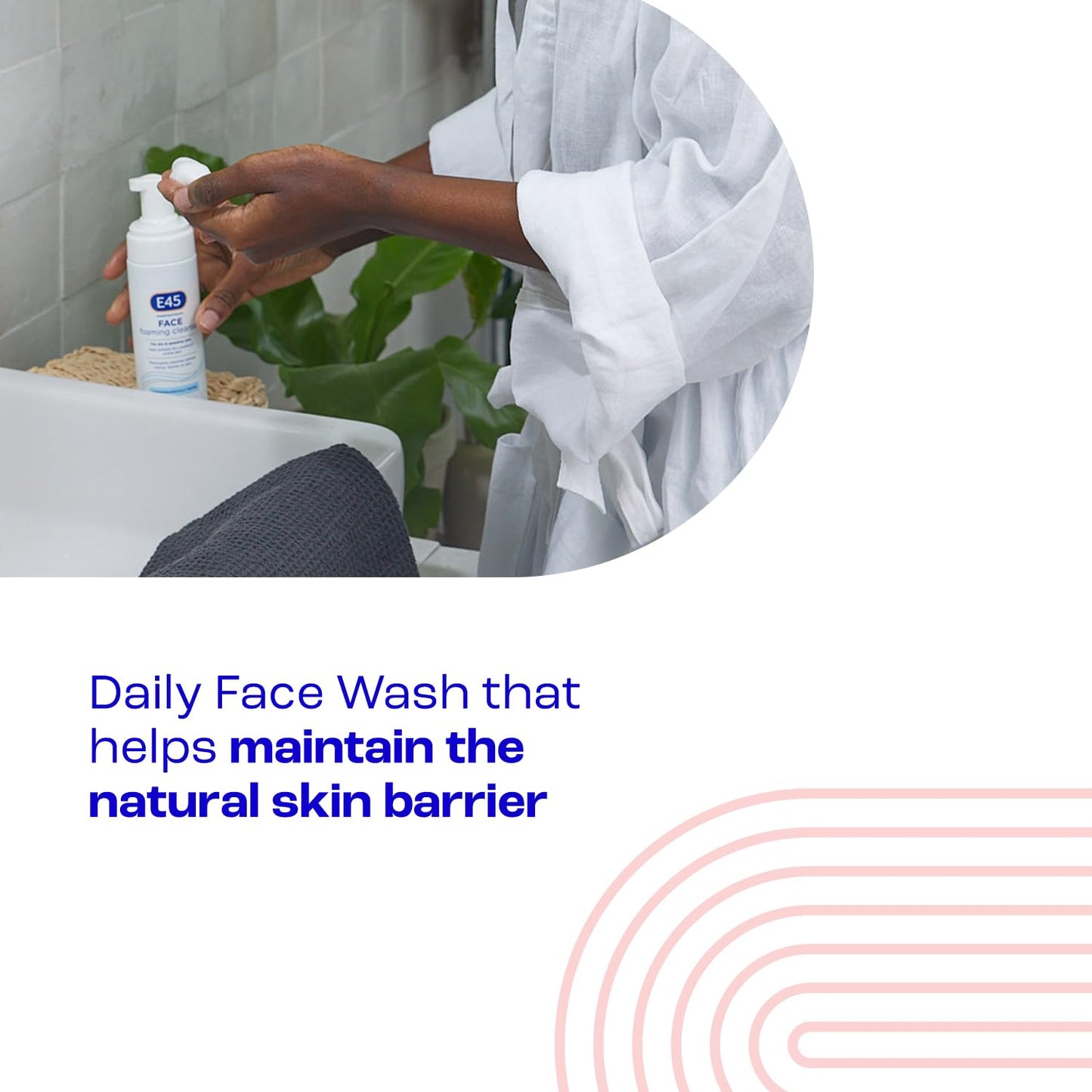 - E45 Face Wash Foaming Cleanser | Daily Face Cleanser For Dry and Sensitive Skin –