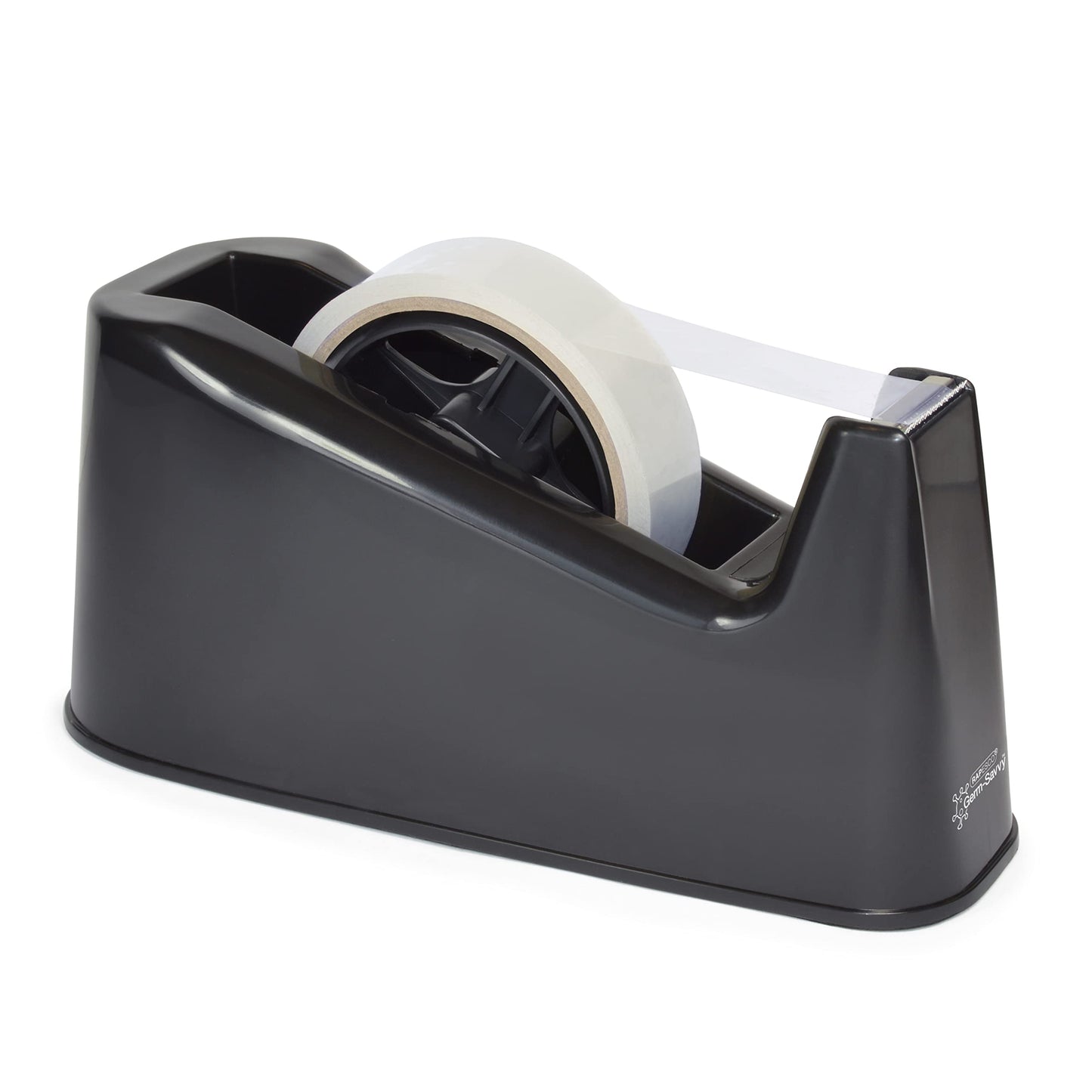 - Rapesco RPTD500B Germ-Savvy Antibacterial | 500 Heavy Duty Tape Dispenser | Black -