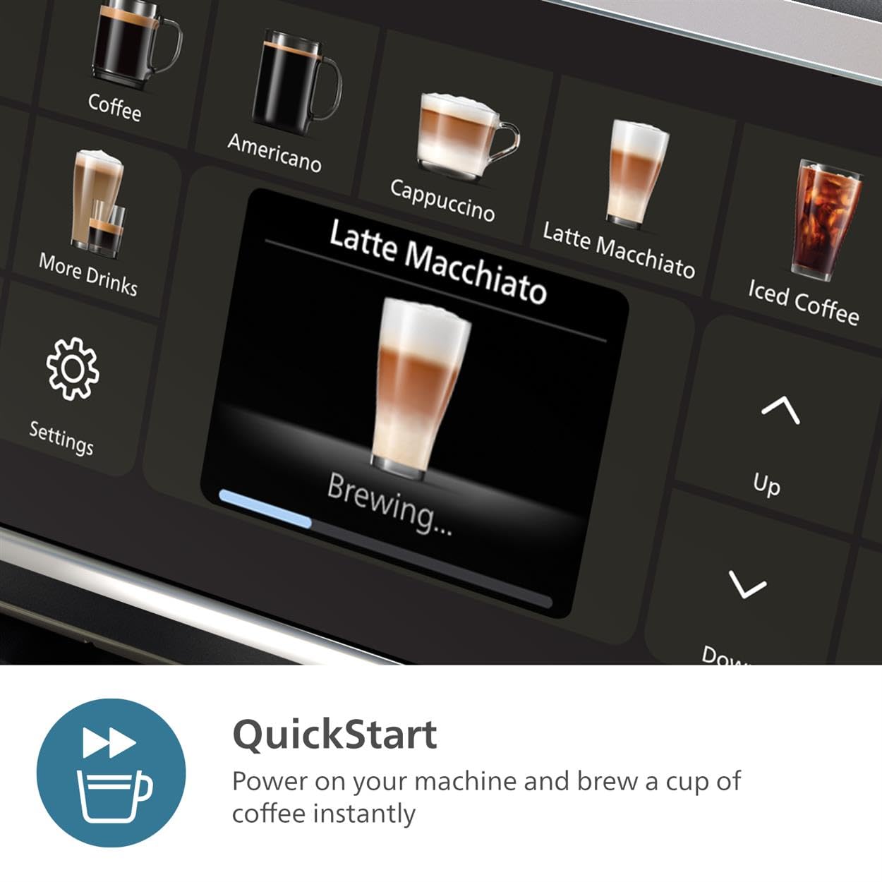 - PHILIPS Series 5500 | Fully Automatic LatteGo Espresso Machine | SilentBrew Technology -