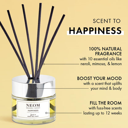 - Neom Organics London | Happiness Reed Diffuser -