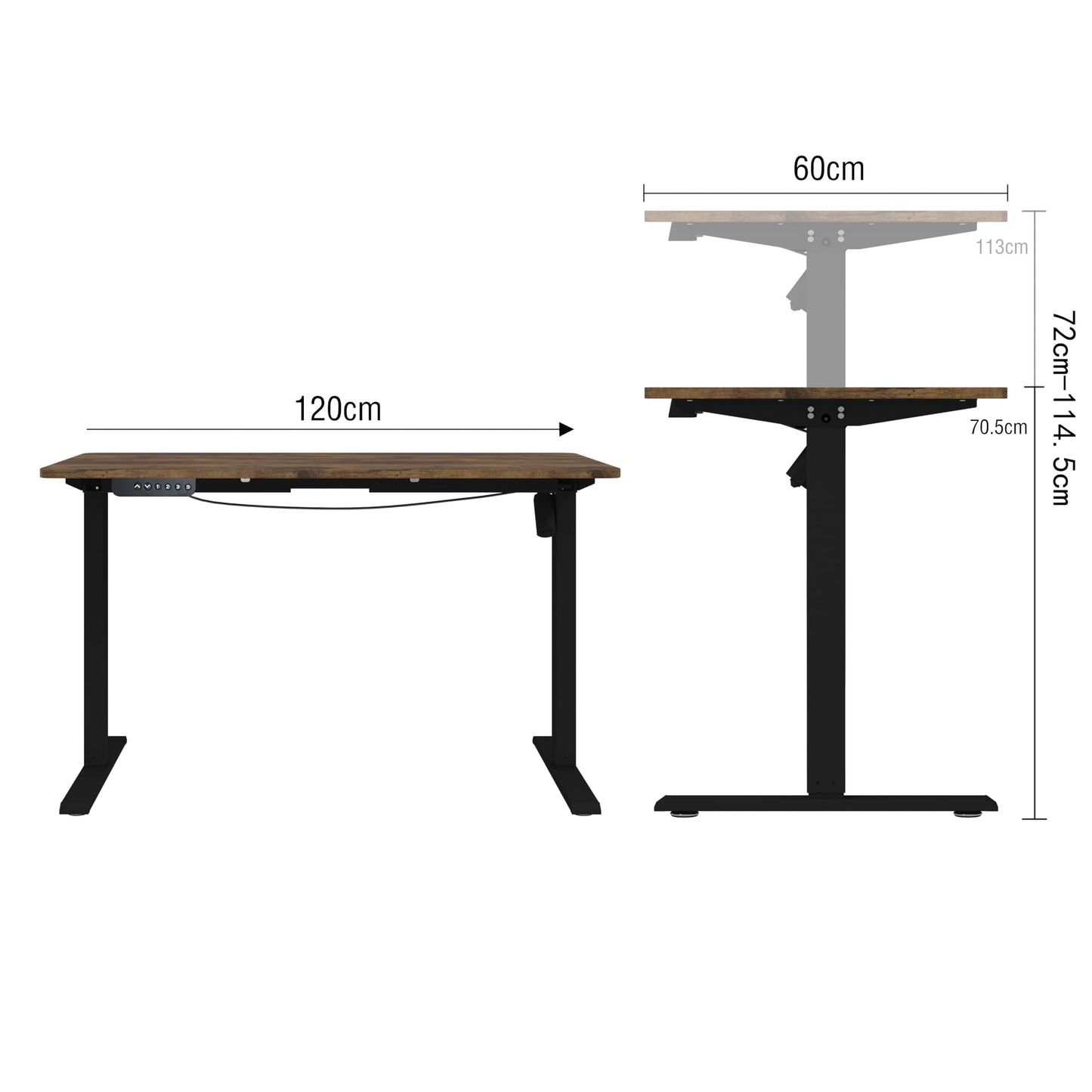 - Panana Electric Standing Desk | Height Adjustable Desk | Ergonomic Stand Up Desk -