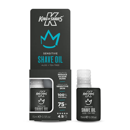 - King Of Shaves Sensitive Shaving Oil For Men | For A Close and Comfortable Shave -
