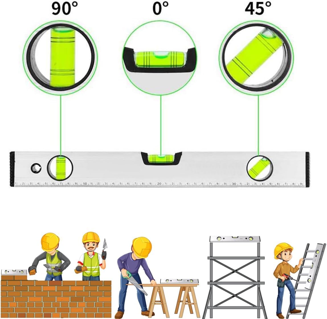 - Spirit Level Sets Lightweight | 3 Pcs High Accuracy Spirit Level -
