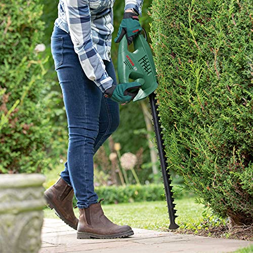 Bosch Electric Hedge Cutter EasyHedgeCut 45 (420 W, Blade Length 45 cm, Weight: 2.6 kg, in Carton Packaging), Classic Green
