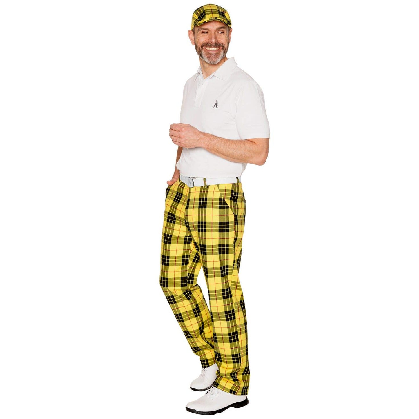 - Royal & Awesome | Loud MacLeod Golf Trousers for Men | Slim Fit | Men's Golf Trousers -