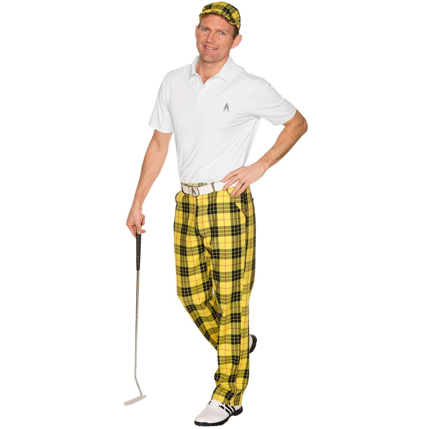 - Royal & Awesome | Loud MacLeod Golf Trousers for Men | Slim Fit | Men's Golf Trousers -