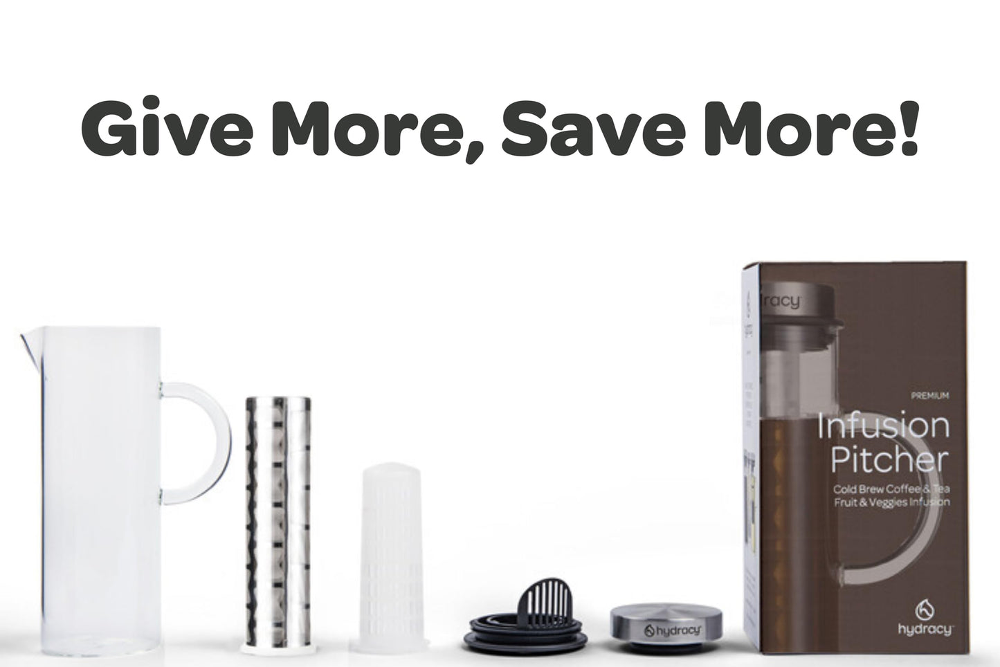 - Hydracy Glass Infusion Carafe 1.5L with Handle | Cafetières Hot Coffee Server -