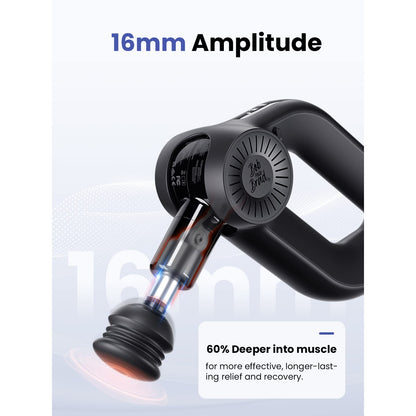 Bob and Brad D6 Pro Massage Gun with 16mm Amplitude, Massage Gun Deep Tissue Percussion Muscle Massage Gun, Quiet Handheld Electric Massager for Neck and Back Pain Relief, Great Gifts