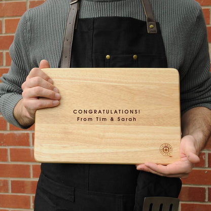 - eBuyGB King of The Grill Rectangle Chopping Board | Personalised Cutting Board | Meat Serving Board -
