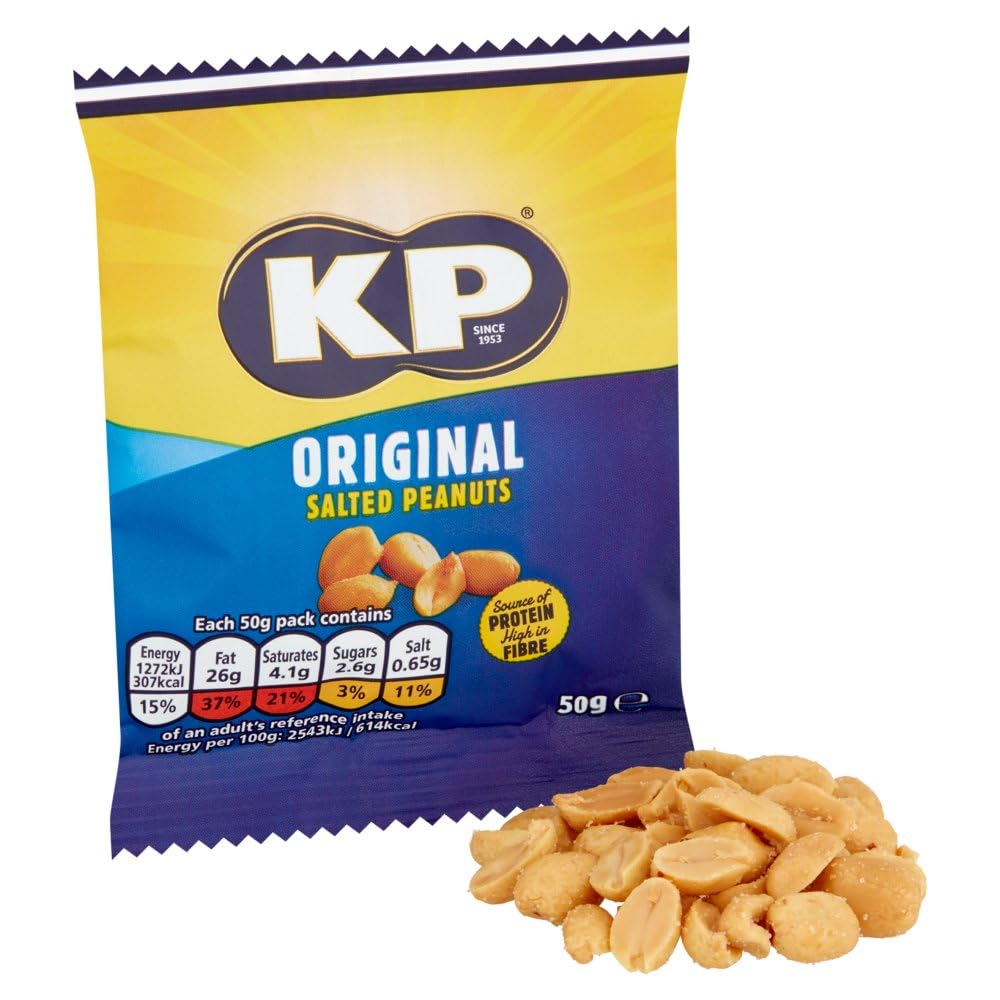 - KP Original Salted peanuts | Pub Card | 21 X 50 G -