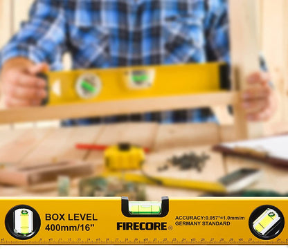 - Firecore Spirit Level Magnetic Torpedo Level 400mm | Small Spirit Level -