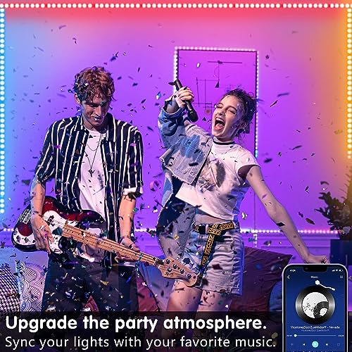 - Keepsmile 30M Led Strip Lights | (2 Rolls of 15M) | Bluetooth Smart App Control -
