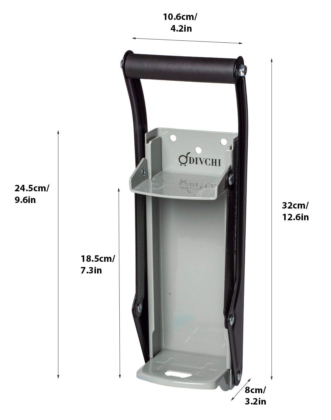 - DIVCHI Can Crusher | 16oz in Aluminum Recycling Tool Bottle Opener | Heavy Duty Large Metal Wall Mounted Beer Can Smasher -