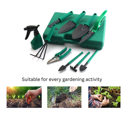 - DR GARDEN Garden Tools Set | Gardening Kit (10pcs) | Hand Tools for Gardener -