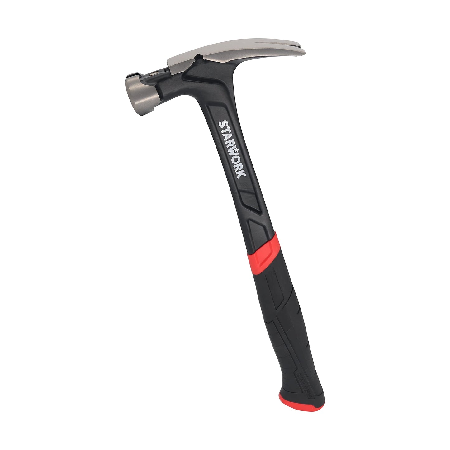 - STARWORK 20 oz | One-Piece Rip Hammer | Comfort Grip for Pulling Nails -