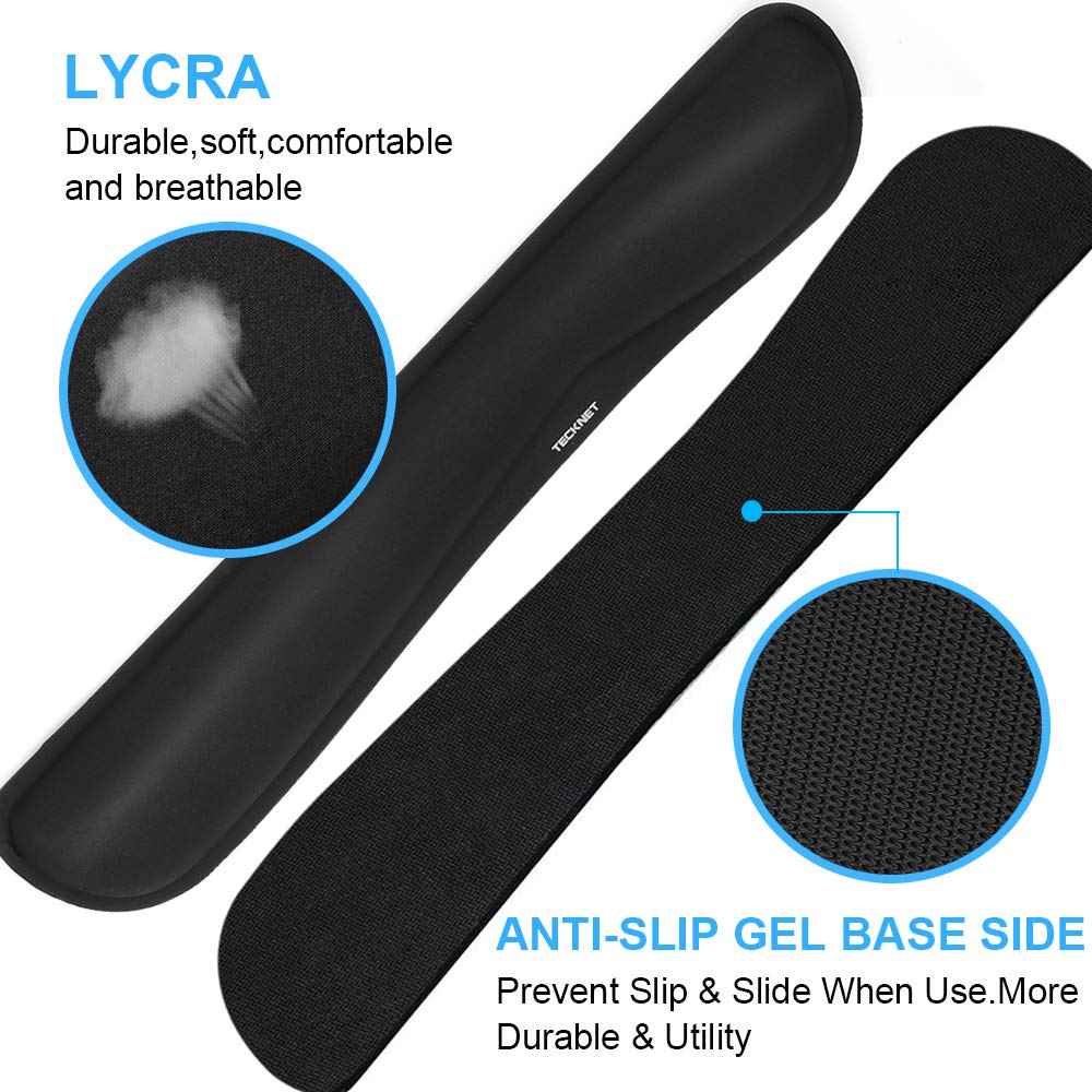 - TECKNET Wrist Rest Mat | Keyboard and Mouse Wrist Support Pad Set -