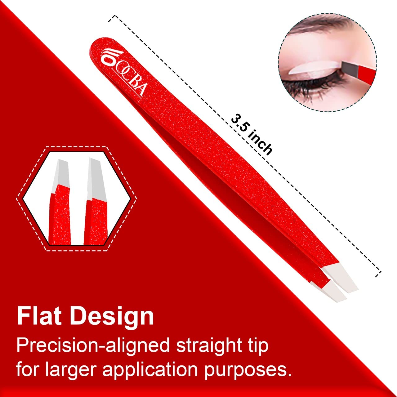 - OCBA Tweezers for Facial Hair -