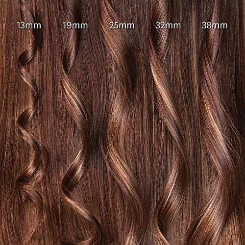 - T3 | SinglePass Professional Curling Iron | Custom Blend Ceramic Long Barrel Curling and Wave Iron -