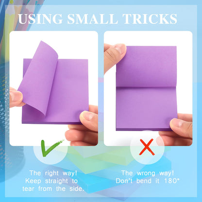 - Early Buy Sticky Notes 6 Bright Color 6 Pads Self-Stick Notes -