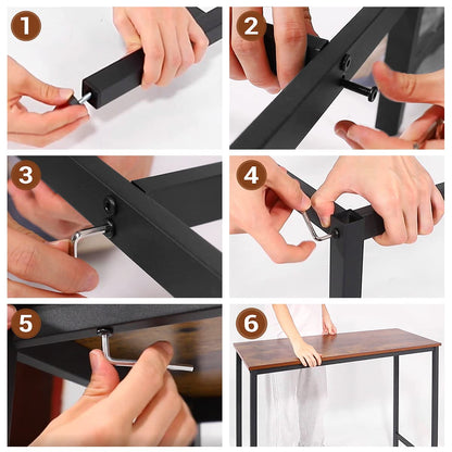 - KU Syang Bar Table | 100cm Breakfast Bar Side Table -