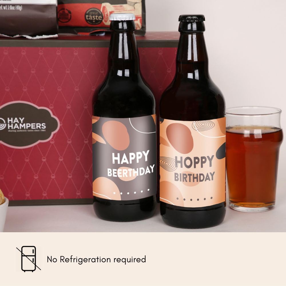 - Hay Hampers Birthday Beer Gift & Pub Snacks Hamper -