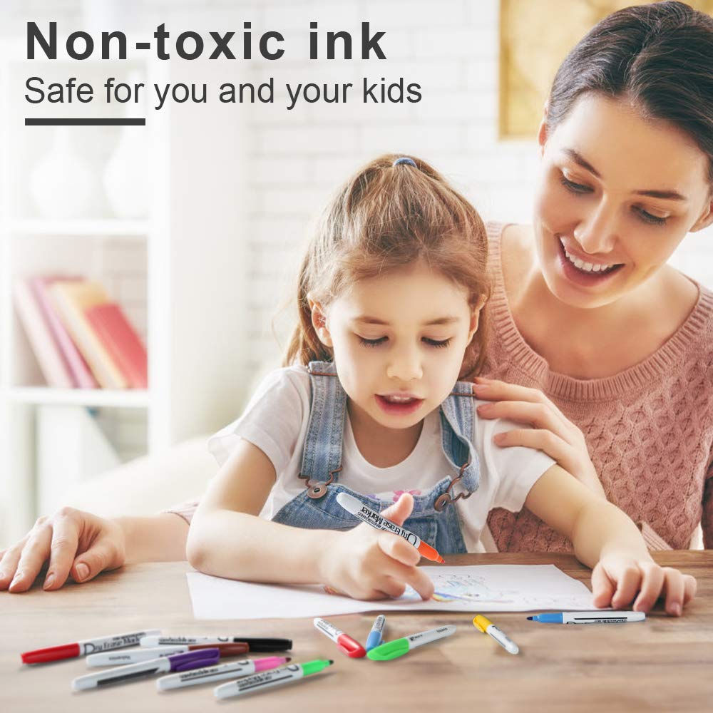 - Volcanics Dry Wipe Pens Whiteboard Markers Dry Erase Pens -