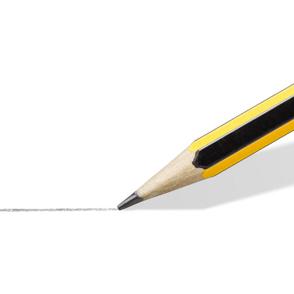 - STAEDTLER 122-2 | BK10 Noris Graphite Pencil with Eraser Tip | HB (Pack of 10) -
