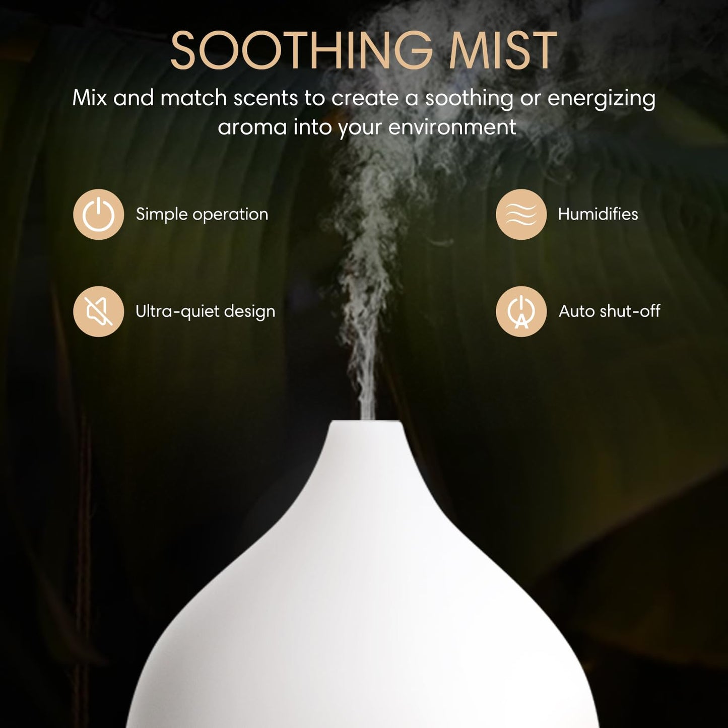 - SALKING Essential Oil Diffuser | 100ml Small Aromatherapy Diffuser -