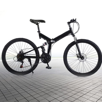 - MINUS ONE Folding Mountain Bike | 26in Mountain Bike 21 Speed Large Size -