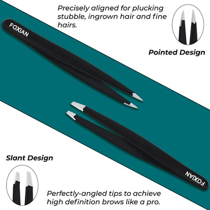 - Foxian Tweezers for Facial Hair -