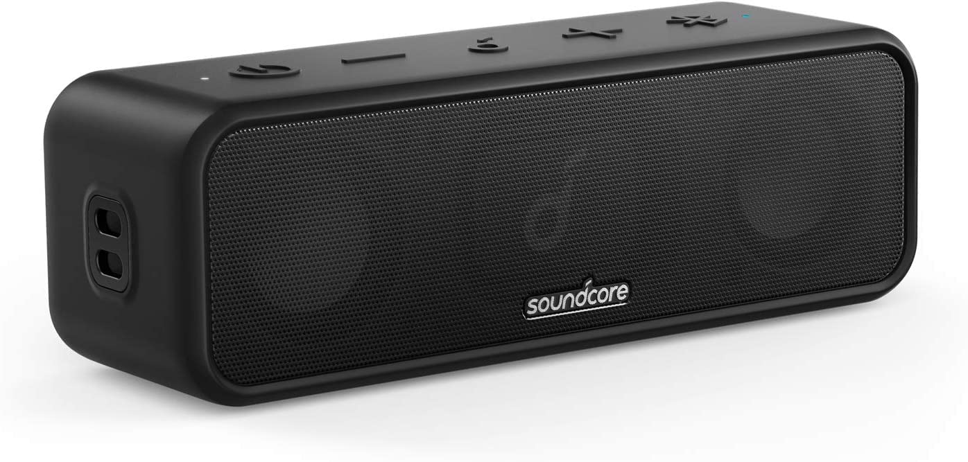 - Soundcore 3 by Anker | Bluetooth 5.0 Speaker | 24H Playtime | IPX7 Waterproof -