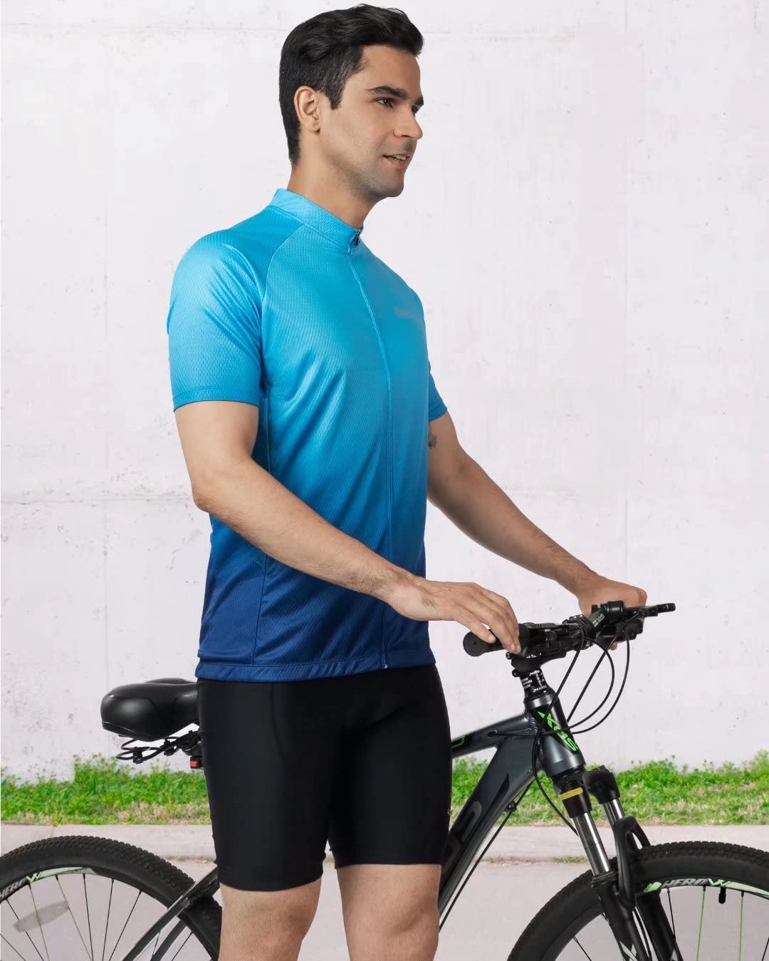 - ROTTO Cycling Jersey | Mens Short Sleeve Cycle Top | Bike Shirt -