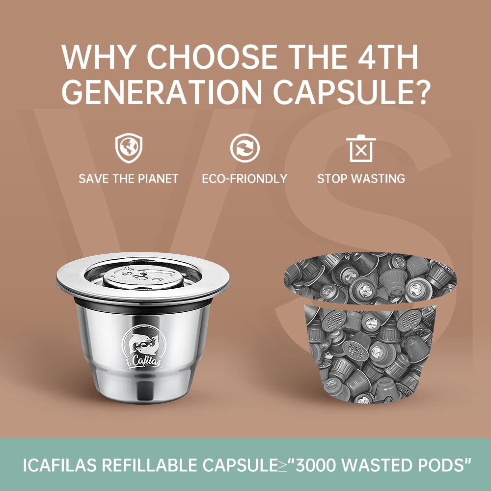 - Refillable Nespresso Coffee Capsule Stainless Steel Refill Capsule | Reusable Refill Capsule -
