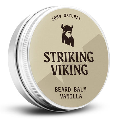 - Striking Viking Vanilla Beard Balm | Styles Strengthens & Softens Beards & Mustaches -