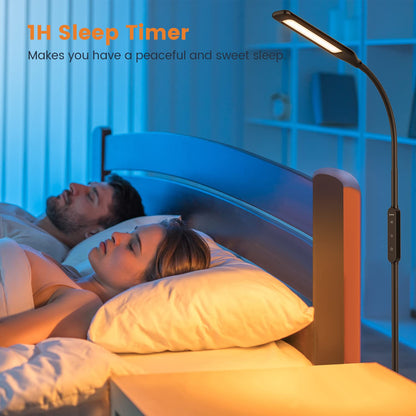 - Lastar LED Floor Lamp | Reading Standing Lamp with Remote and Touch Control -