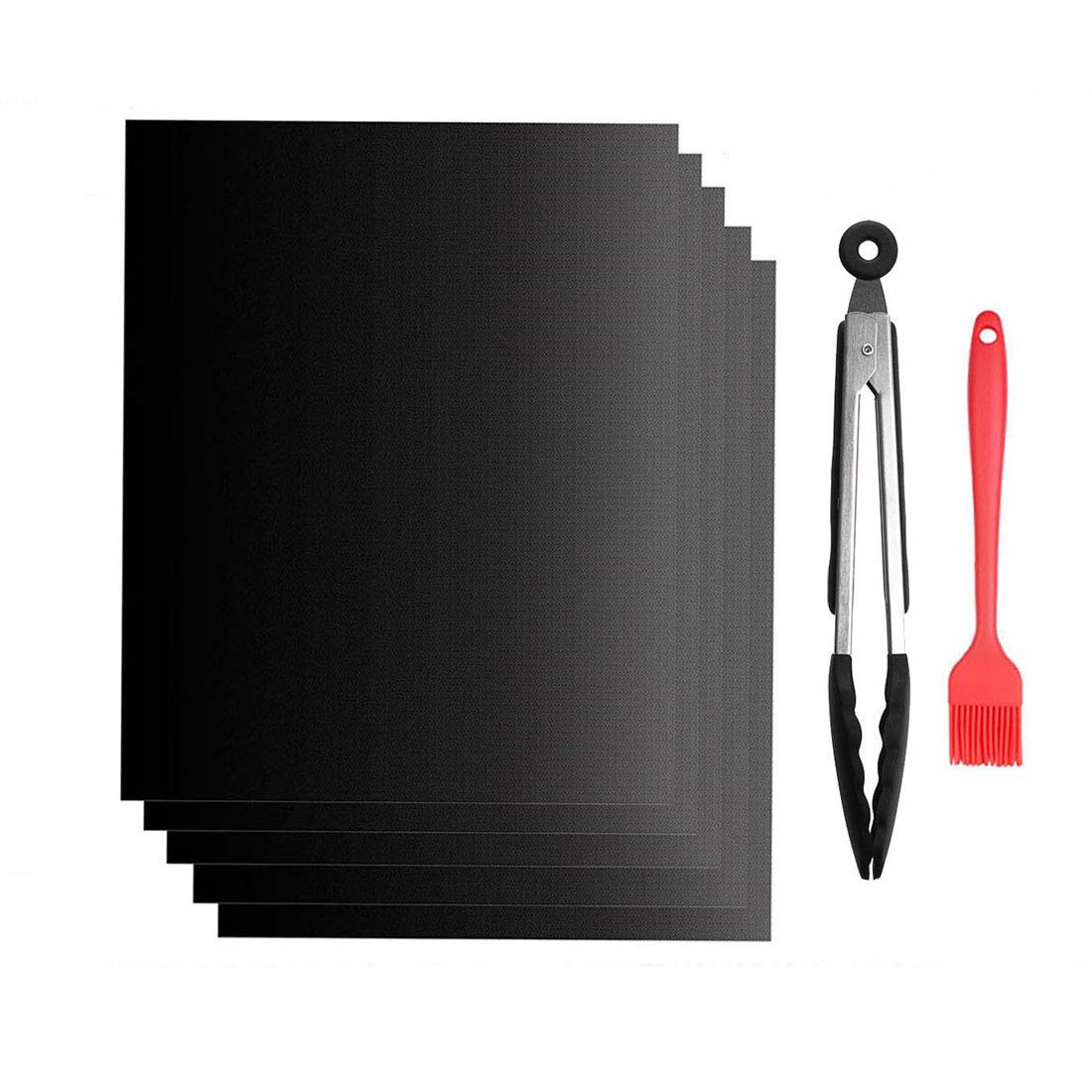 - GoFriend BBQ Grill Mat Set of 5 | Non-stick Barbecue Grill & Baking Mats -