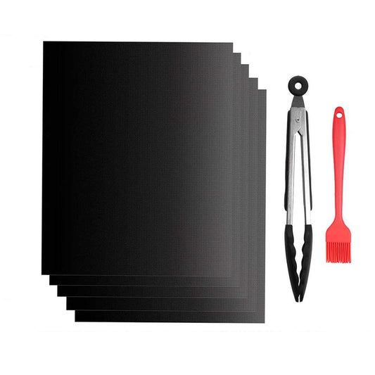 - GoFriend BBQ Grill Mat Set of 5 | Non-stick Barbecue Grill & Baking Mats -