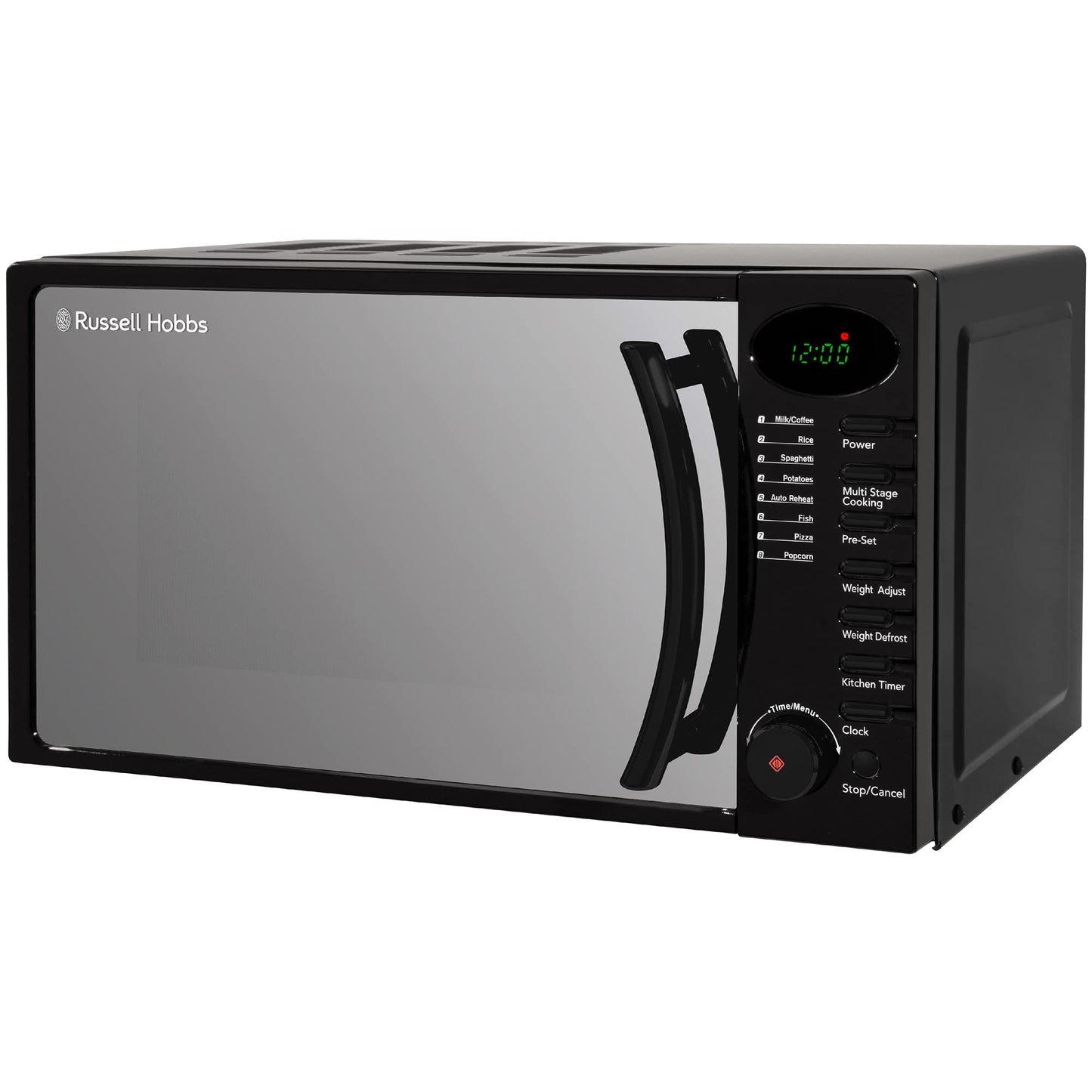 - Russell Hobbs| 17 Litre | 700 W | Black Digital Solo Microwave | 5 Power Levels -