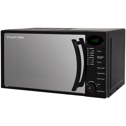 - Russell Hobbs| 17 Litre | 700 W | Black Digital Solo Microwave | 5 Power Levels -
