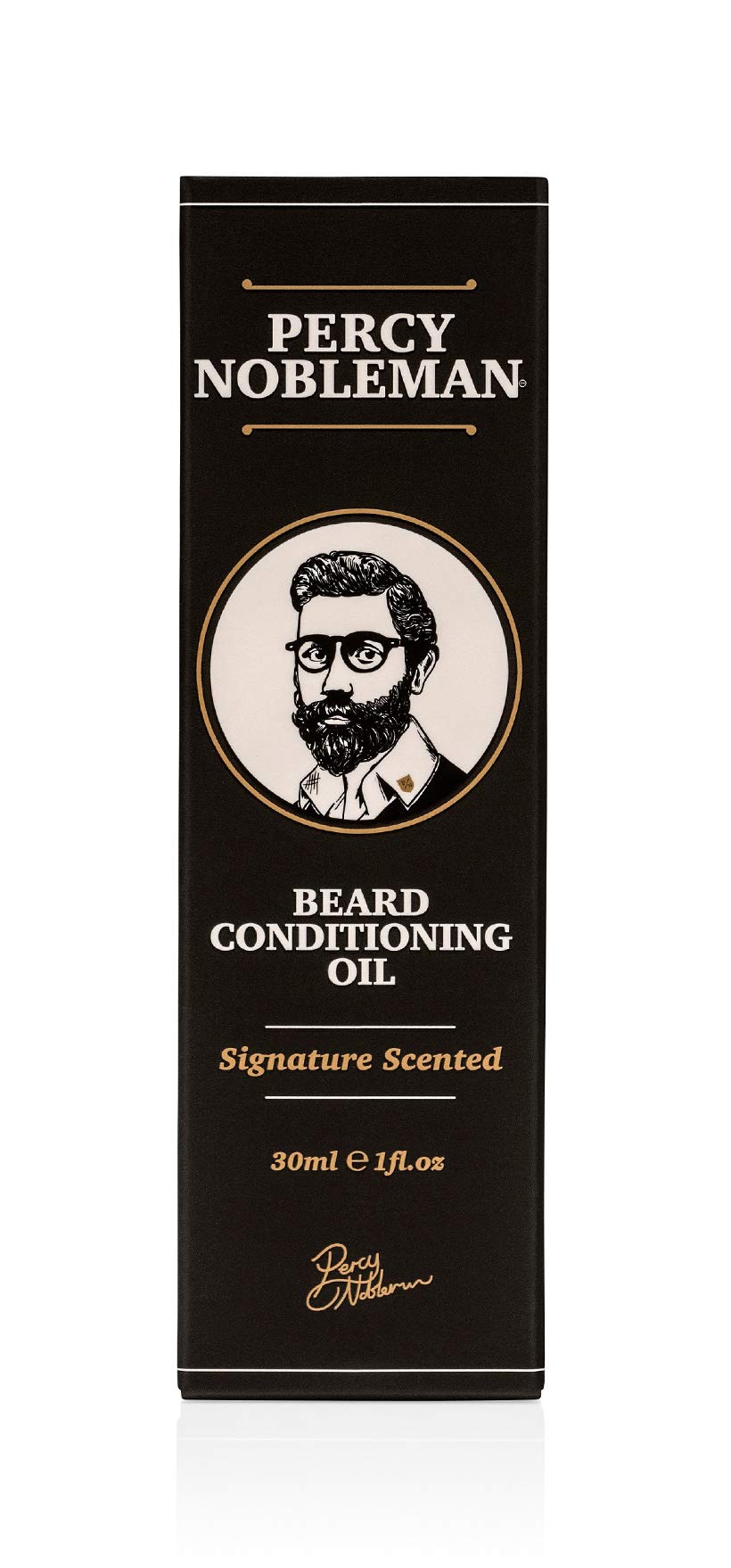 Beard Oil by Percy Nobleman, 99% Beard Conditioning Oil With a Mixture of Quality Ingredients that Softens and Conditions your Facial Hair. (30ml)