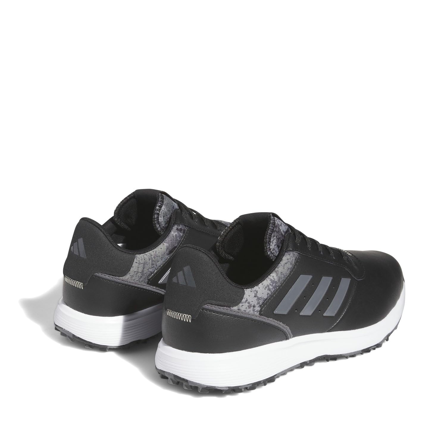 adidas Mens S2G SL Golf Shoes Black/Grey/Silv 8