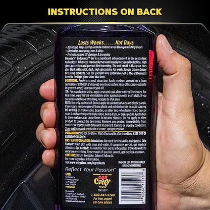 - Meguiar's G7516EU Endurance Long Lasting High Gloss Black Tire Gel -