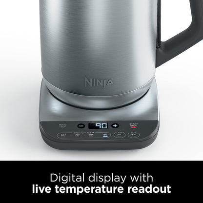 - Ninja Perfect Temperature Kettle | 1.7L | Temperature Control | LED Display -